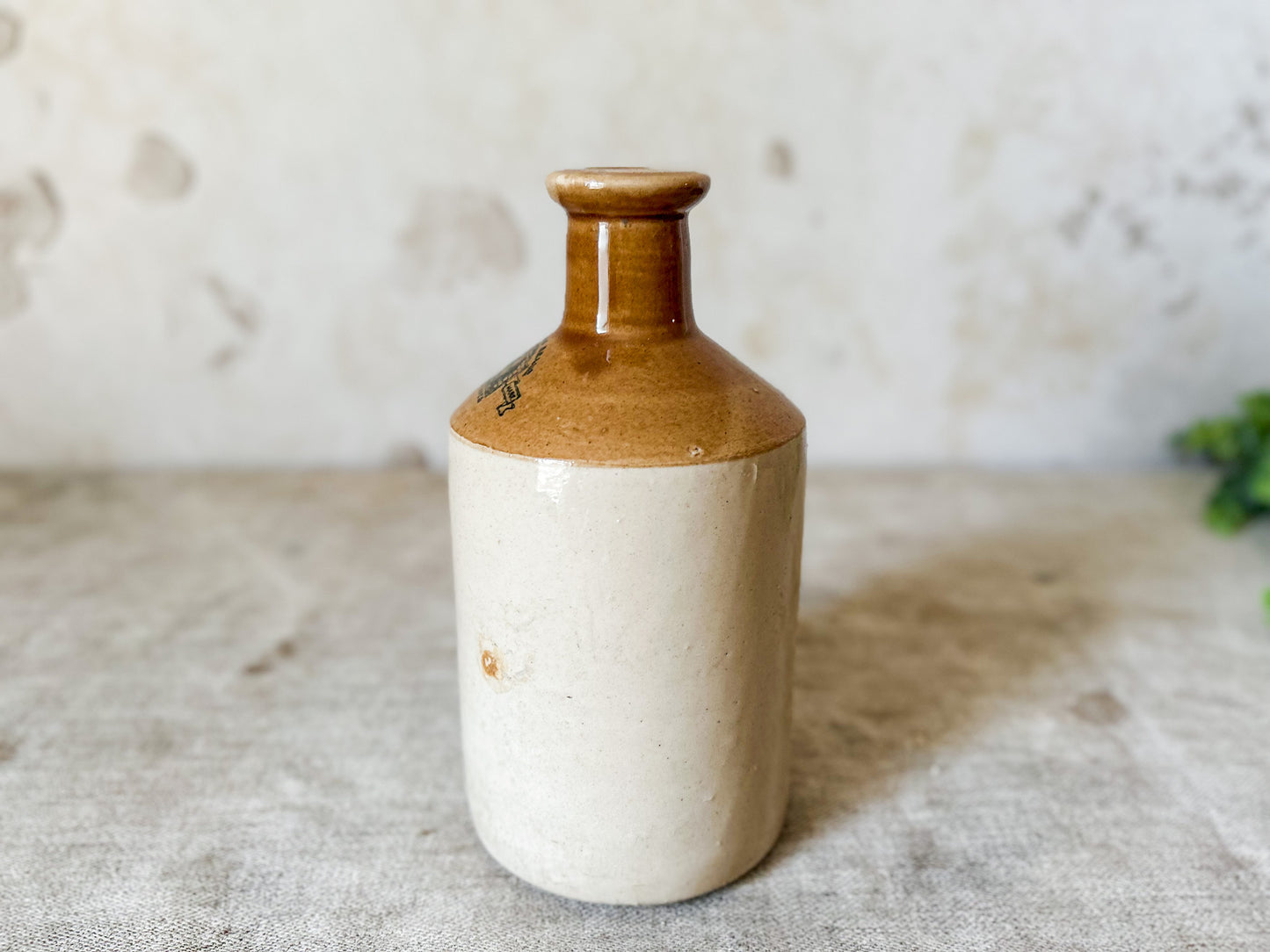 Antique Blackfriar's Brand Printed Stoneware Ink Bottle