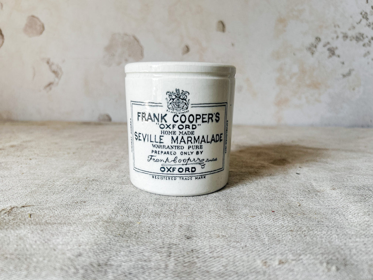 Frank Coopers Oxford Seville Marmalade 1 Lb. Jar, 1900