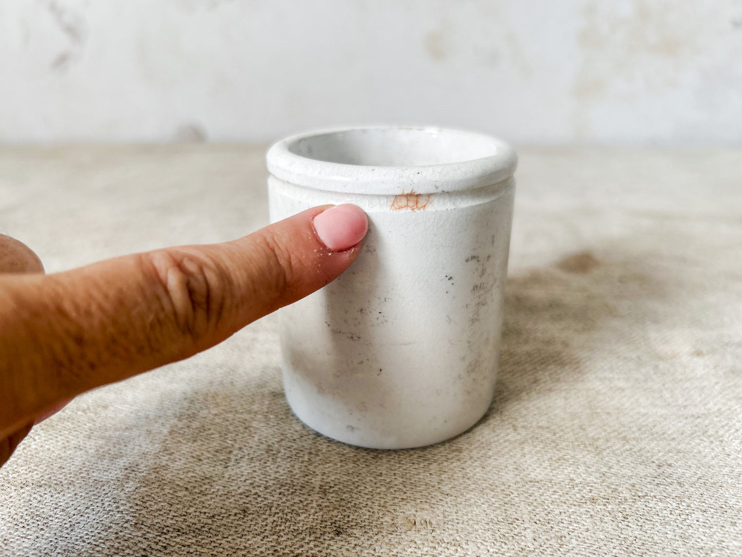 J. Sainsbury’s Stoneware Tall Bloater Paste Jar, c1920