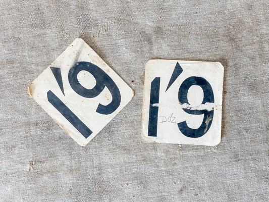 Large Vintage British Grocer's Price Card