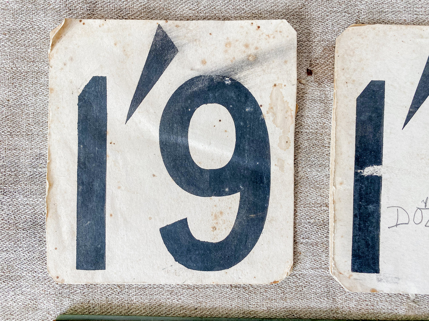 Large Vintage British Grocer's Price Card