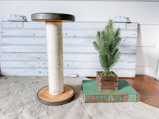 Large Vintage Industrial 11.5" Thread Spool, Textile Mill Salvage