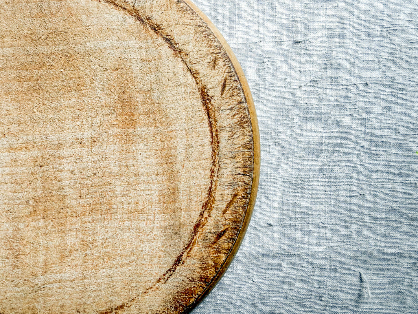 Vintage English Carved "Bread" Board