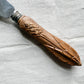 Floral Carved Bread Knife, c1920