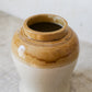 Large Ovoid Two Tone English Pantry Crock