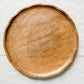 Treen Wood Bread Platter with Raised Edges, c1930