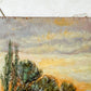 "Spring Mood in the Moor" German Painting on Wood Panel, Signed by R. Hober