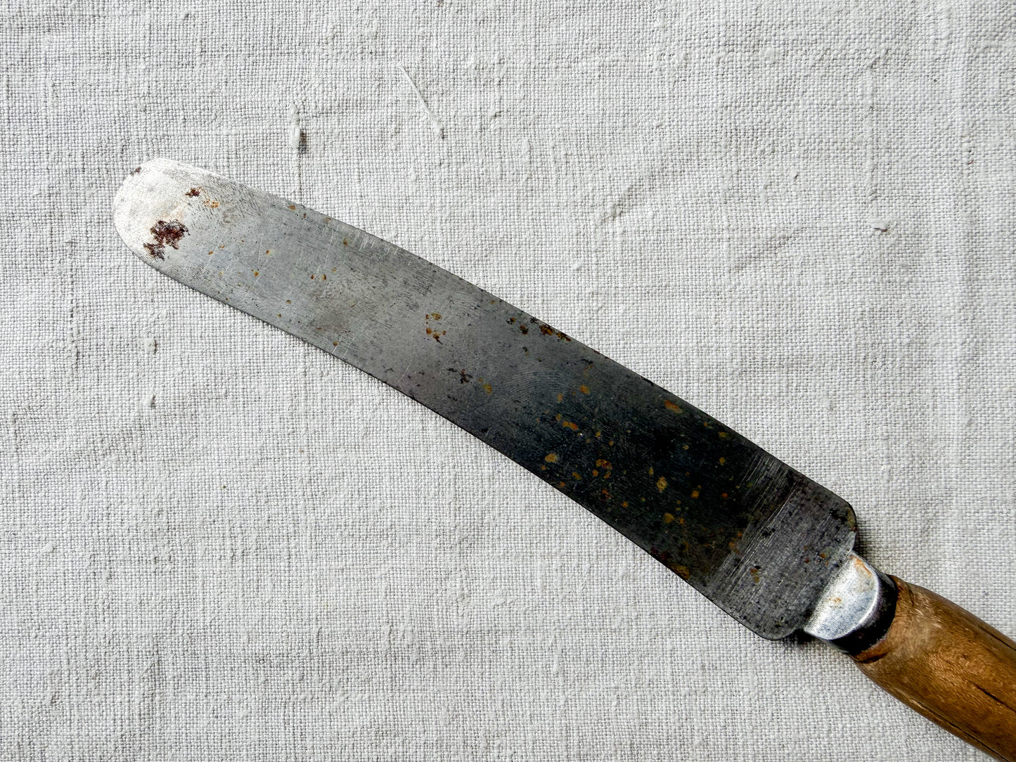 Antique Floral Carved Bread Knife
