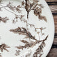 Seawood Brown Transferware Dinner Plate by Wedgwood, c1880