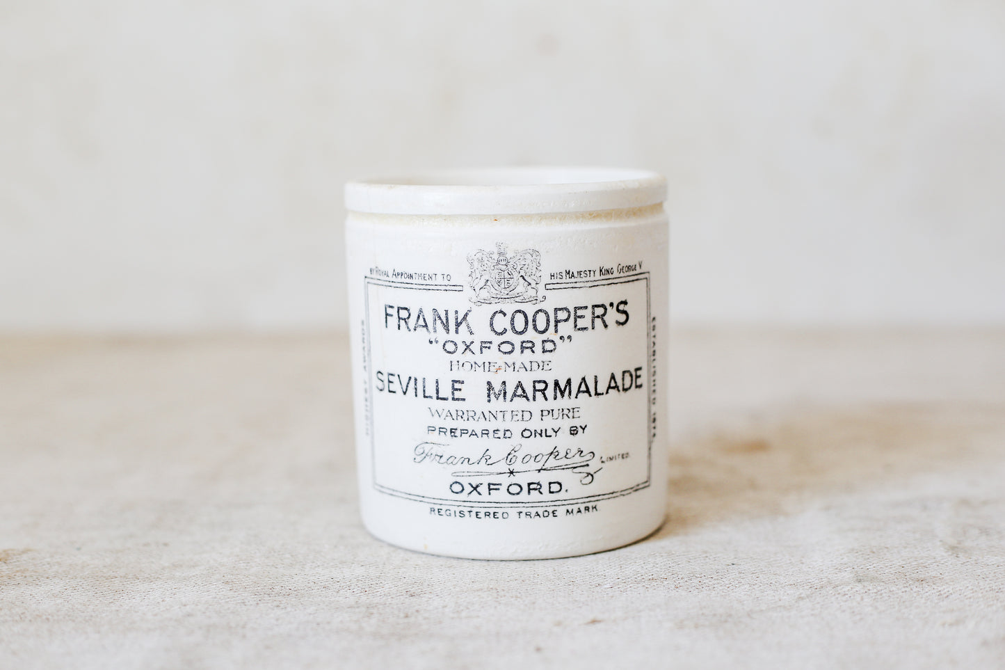 Frank Cooper's Oxford Seville Marmalade 1 Lb. Jar, c1900