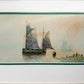 Pair of Antique 19th-Century English Marine Watercolors – Signed J. Turner