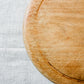 Vintage "Bread" Round Carved English Bread Board