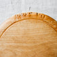 Vintage "Bread" Round Carved English Bread Board