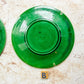 Antique Greek Key Border and Strawberry Greenware Majolica Plates (Choice)