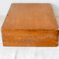 Vintage Wooden Artist's Sketch Box with 3 Palettes