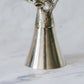 Antique English Silver-Plated Stag Head Stirrup Cup
