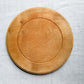 Vintage English Carved "Bread" Board with Stylized Flower