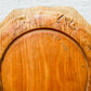 Octagonal Floral Carved English Bread Board, c1880