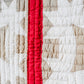 All Hands Round Vegetable Dyed Green and Turkey Red Quilt, c1880