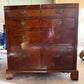 Mahogany dressing chest with mirror, c1820