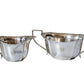 Alexander Clark Co. London Silverplate Sugar & Creamer Set, Monogrammed & Dated 1930