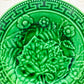 Antique Greek Key Border and Strawberry Greenware Majolica Plates (Choice)