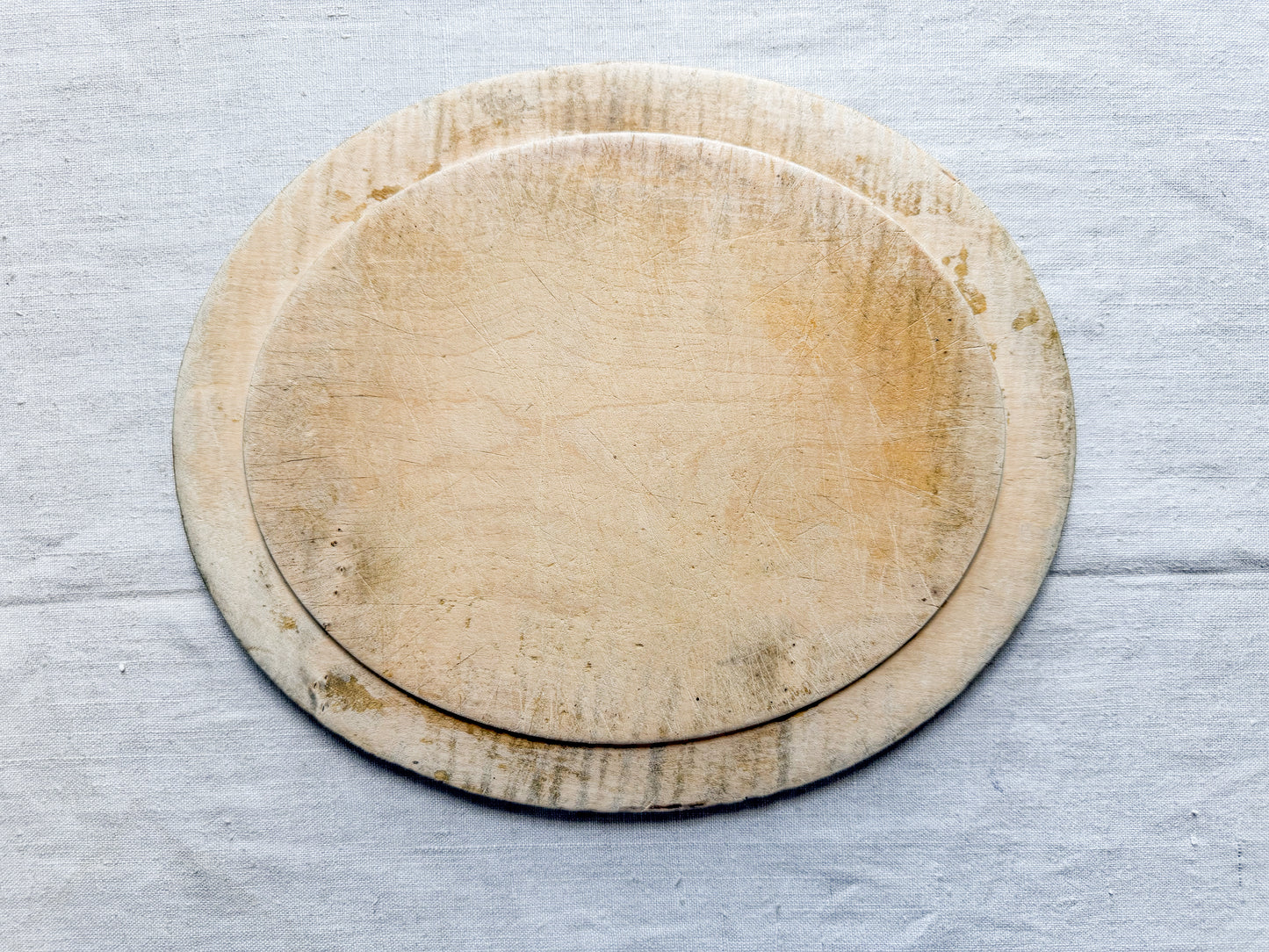 "Cut and Come Again" Oval English Bread Board, c1880