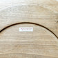 Treen Wood Bread Platter with Raised Edges, c1930