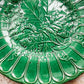 Pair of Antique Majolica Greenware Grapevine 8" Plates, c1900