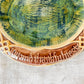 Antique 'Eat Thy Bread' Majolica Bread Tray, c1880