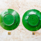 Antique Greek Key Border and Strawberry Greenware Majolica Plates (Choice)