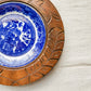 Welsh "Ymenyn" Treen Wood & Ironstone Butter Dish, c1920