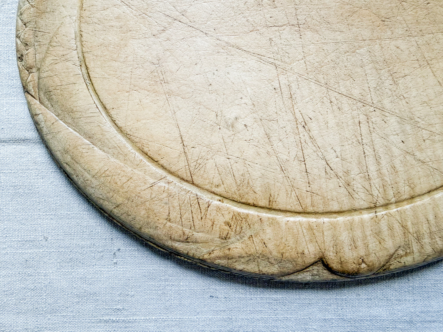 "Cut and Come Again" Oval English Bread Board, c1880