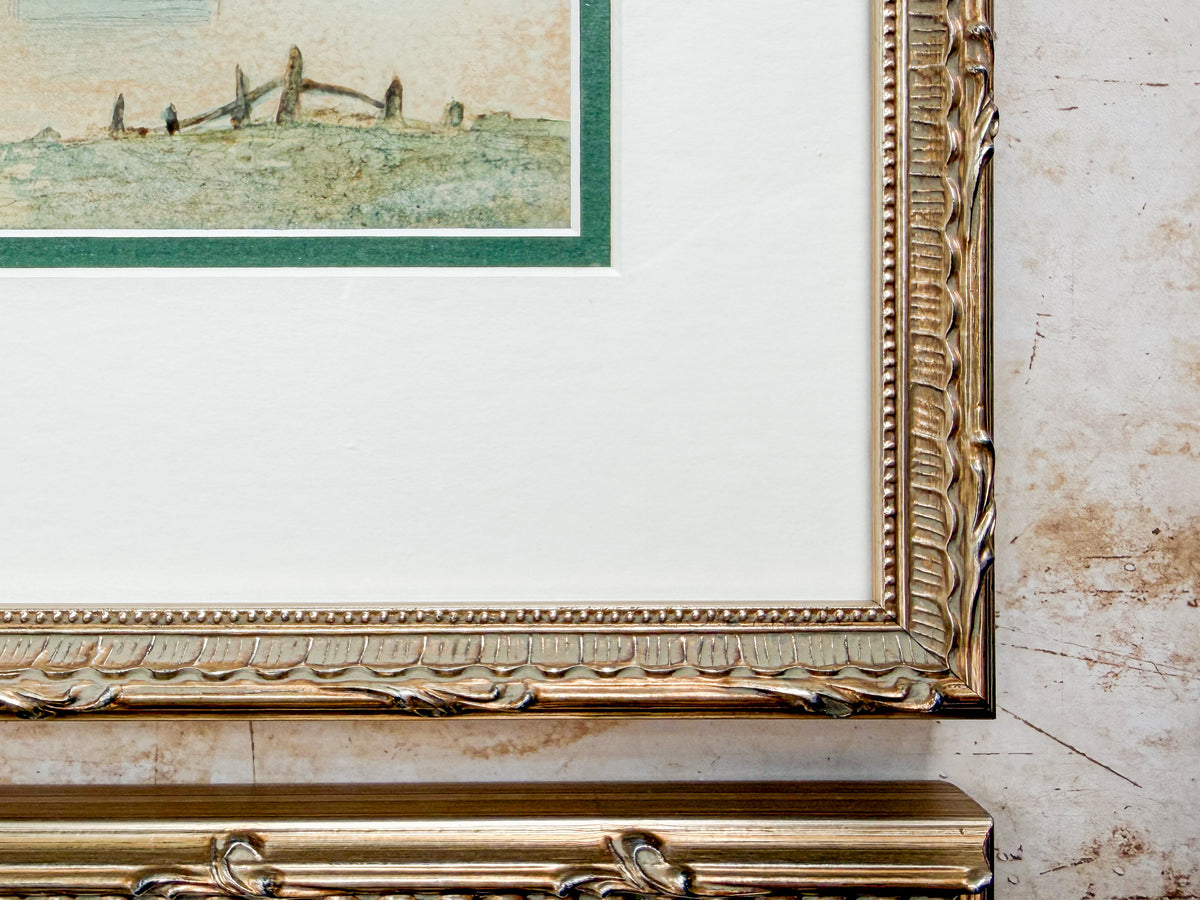 Pair of Antique 19th-Century English Marine Watercolors – Signed J. Turner