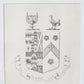 19th Century Coat of Arms of Holden, Reedly House, Lancashire | Contemporary Black and Gilt Frame