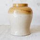 Large Ovoid Two Tone English Pantry Crock