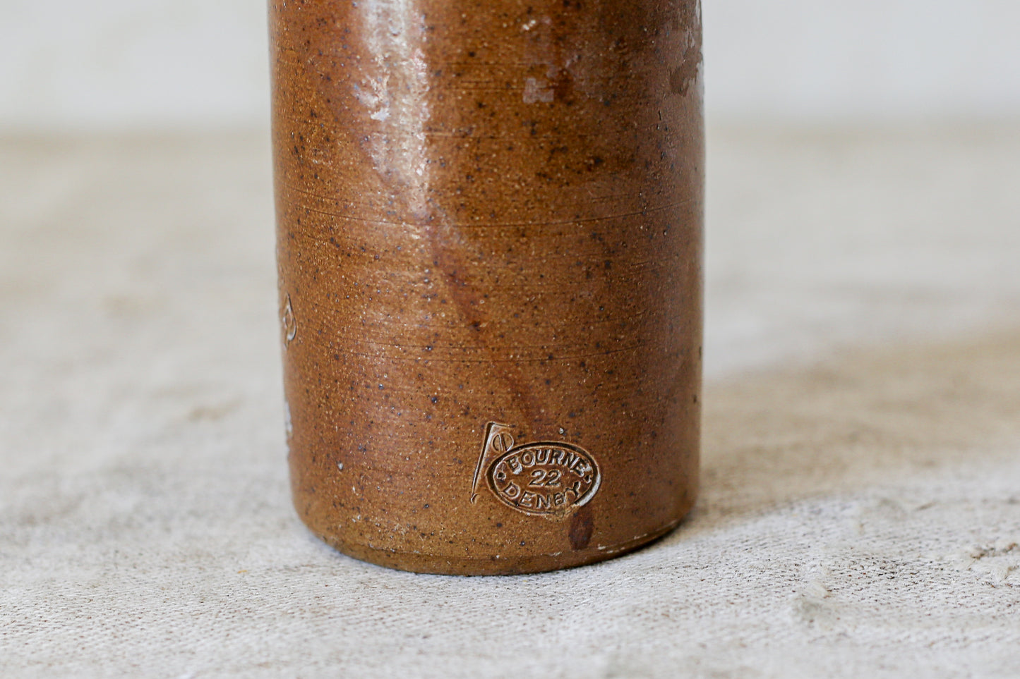 Antique 'Pure Water' London Stoneware Bottle