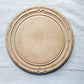 Floral Chip Carved English Bread Board