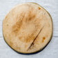 Hexagonal Carved Light Tone English Bread Board