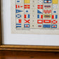 Signal Flags of the World Framed Nautical Print | Boy's Own Paper Supplement c1900