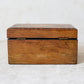 Antique Walnut Star Inlay Tea Caddy, c1860
