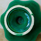 Antique Green Wedgwood Chrysanthemum Pedestal Compote, c1870