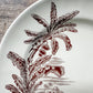 Set of 2 Exotique by Longchamp French Terre de Fer Ironstone Dinner Plates, c1900