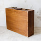 Vintage Wooden Artist's Sketch Box with 3 Palettes