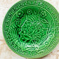 Antique Greek Key Border and Strawberry Greenware Majolica Plates (Choice)