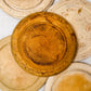 Vintage Carved Round English Bread Boards