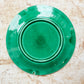 Antique Majolica Sunflower and Buds Greenware 8" Plate