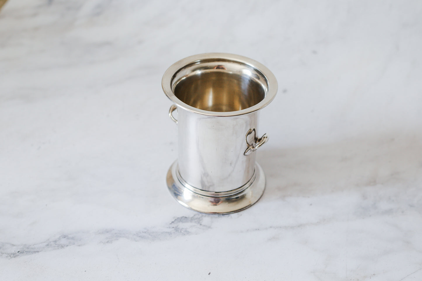 Vintage William Suckling & Sons Silver-Plated Wine Sleeve with Handles
