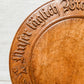 Swiss German "Give Us This Day Our Daily Bread" Carved Bread Board, Lauterbrunnen, c1880