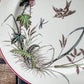 Hawthorn by T.G. Booth Polychrome Aesthetic Movement Dinner Plate, c1880